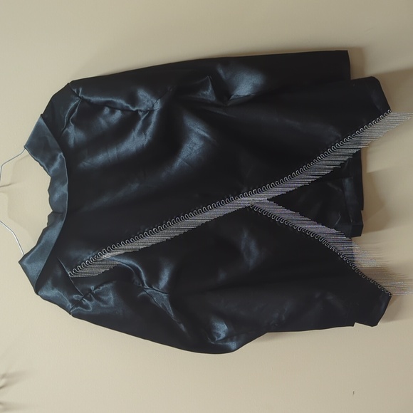 Black Jacket With Silver Chains - Picture 2 of 3